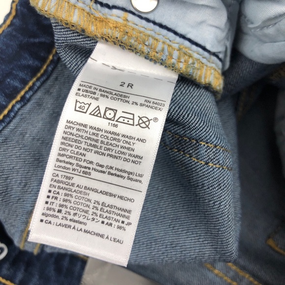 NWT GAP Straight Cuff Jeans - Picture 7 of 8
